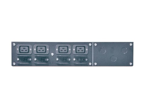 APC Service Bypass Panel - Przełącznik obejściowy (montowany w stojaku) - AC 230 V - złącza wyjściowe: 4 - 2U - 19" - czarny - d