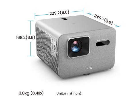 BenQ TK705STi - Projektor DLP - LED - 3000 lumeny ANSI - 3840 x 2160 - 16:9 - 4K - obiektyw o stałej ogniskowej krótkiego rzutu 