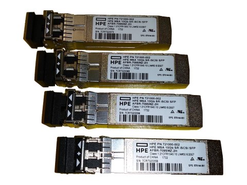 HPE MSA - Moduł urządzenia nadawczo-odbiorczego SFP28 - 25GbE, iSCSI (pakiet 4)
