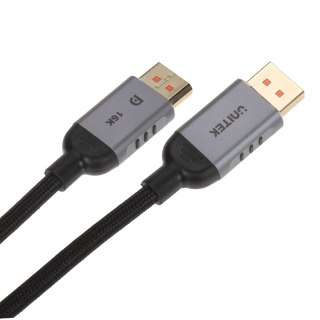 KABEL DISPLAYPORT C1626GY01-1M 1 m, 16K @ 60 Hz, UNITEK