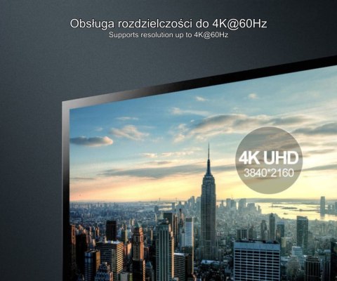 KABEL DISPLAYPORT Y-C609BK 3 m, 4K @ 60 Hz, UNITEK