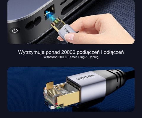 PATCHCORD C18149AGY03-1M S/FTP KAT. 8, 1.0 m UNITEK