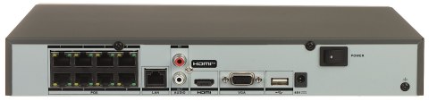 REJESTRATOR IP DS-7608NXI-K1/8P(D)/PL 8 KANAŁÓW, 8 PoE AcuSense Hikvision