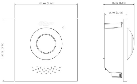 WIDEODOMOFON VTO4202F-P-S2 DAHUA