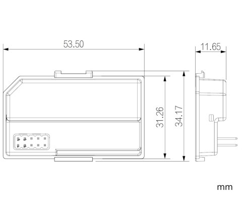 BEZPRZEWODOWY MODUŁ KOMUNIKACYJNY HY-MRF50-R8 868 MHz WISUALARM