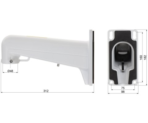 KAMERA IP SZYBKOOBROTOWA DS-2DE7A825IW-AEB T5 PL AcuSense - 8 Mpx, 4K UHD 5.9 ... 147.5 mm Hikvision