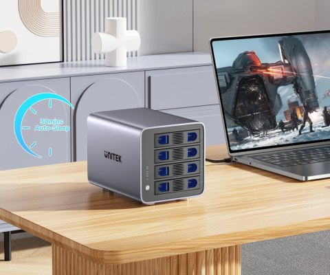 OBUDOWA RAID DO DYSKÓW S1301AGY01-EU 4 X SATA 2.5 / 3.5 " 80 TB - 5 Gbps UNITEK