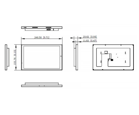 PANEL WEWNĘTRZNY Wi-Fi / IP DS-KC9570-WTE1/S Hikvision