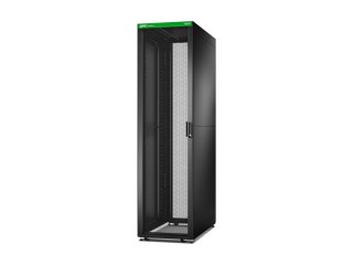 APC Easy Rack - Stojak szafa - z dachem, kółkami, stopkami, 4 uchwytami, panelami bocznymi, bez spodu, 2258x600x1100 mm - czarny
