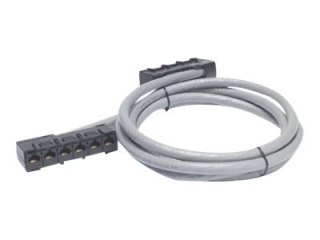 APC - Kabel sieciowy - Zgodność z TAA - RJ-45 (F) do RJ-45 (F) - UTP - CAT 5e - przednóżek - szary