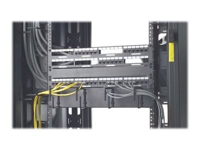 APC - Kabel sieciowy - Zgodność z TAA - RJ-45 (F) do RJ-45 (F) - UTP - CAT 5e - przednóżek - szary