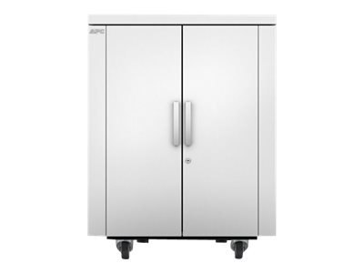 APC NetShelter CX Secure Soundproof Server Room in a Box Enclosure - Shock Packaging - Stojak szafa - z jednostka dystrybucji mo