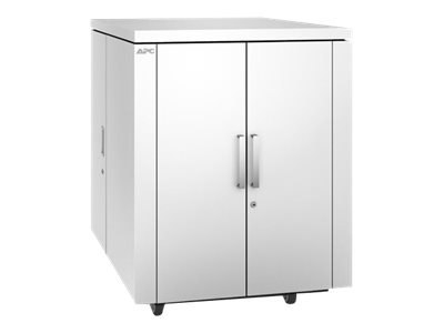 APC NetShelter CX Secure Soundproof Server Room in a Box Enclosure - Shock Packaging - Stojak szafa - z jednostka dystrybucji mo