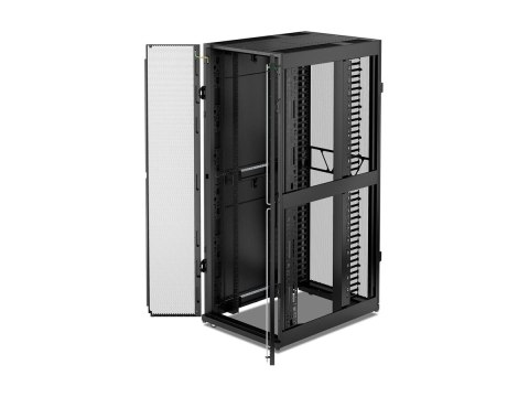 APC NetShelter SX - Stojak szafa - 1991H x 750W x 1070D mm, z bokami - podłogowa - czarny - 42U - 19" - Zgodność z TAA