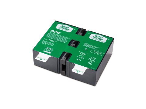 APC Replacement Battery Cartridge #166 - Bateria do UPSa - 1 x bateria - kwasowo-ołowiowy - 180 Wh - czarny - dla Back-UPS Pro B