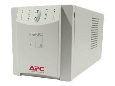 APC Smart-UPS 700VA Shipboard - UPS - AC 120 V - 450 wat - 700 VA - RS-232 - złącza wyjściowe: 4 - beżowy - brak sprzedaży w CO,