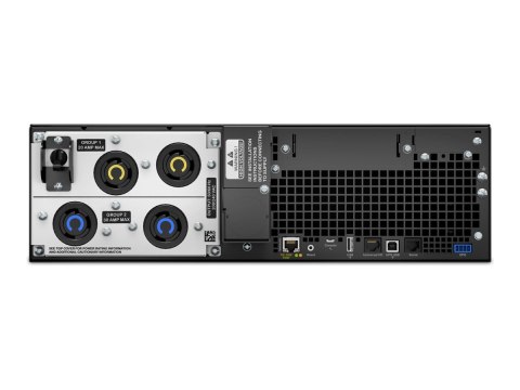 APC Smart-UPS SRT 5000VA RM - UPS (montowany w stojaku) - AC 208 V - 4800 wat - 5400 VA - 1 faza - Ethernet 10/100, USB - złącza