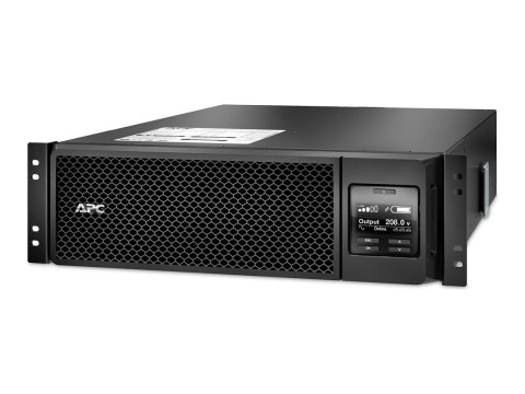 APC Smart-UPS SRT 5000VA RM - UPS (montowany w stojaku) - AC 208 V - 4800 wat - 5400 VA - 1 faza - Ethernet 10/100, USB - złącza