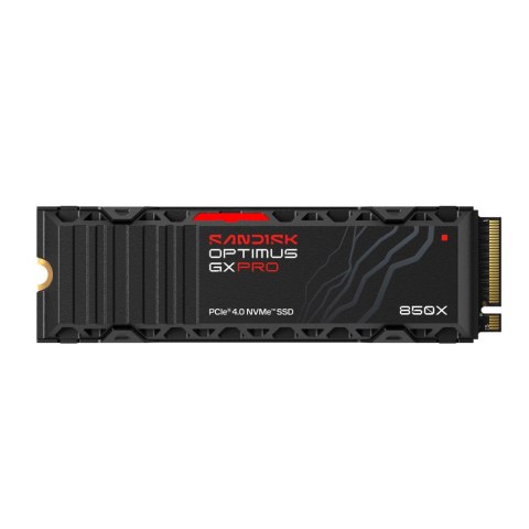 Dysk SSD SanDisk Optimus™ GX PRO 850X 2TB M.2 2280 PCIe 4.0 x4 NVMe 1.4 (7300/6600 MB/s) z radiatorem