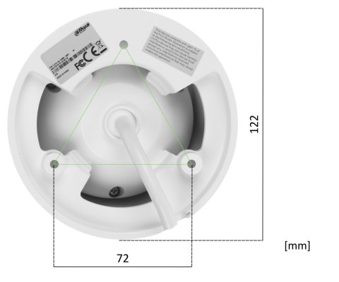 HYBRYDOWA KAMERA TERMOWIZYJNA IP TPC-DF1241-B7F8-DW-S8 7 mm - 960p, 8 mm - 4 Mpx DAHUA