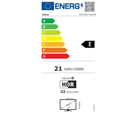 MONITOR GAMINGOWY LM27-E241B 27 " - Full HD 240 Hz DAHUA