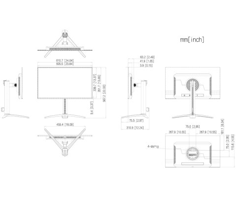 MONITOR GAMINGOWY LM27-GO34A 26.5 " - 1440p QHD, PODŚWIETLENIE QD-OLED 240 Hz DAHUA