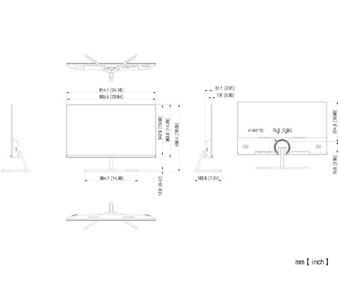 MONITOR HDMI, DP, AUDIO LM27-B221S 27 " - Full HD 144 Hz DAHUA