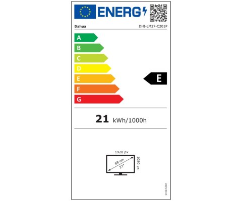 MONITOR HDMI, VGA, AUDIO LM27-C201P 27 " - Full HD 100 Hz DAHUA