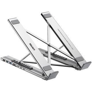 SKŁADANA PODSTAWKA POD LAPTOPA D1137AGY01 Z HUBEM I CZYTNIKIEM KART SD UNITEK
