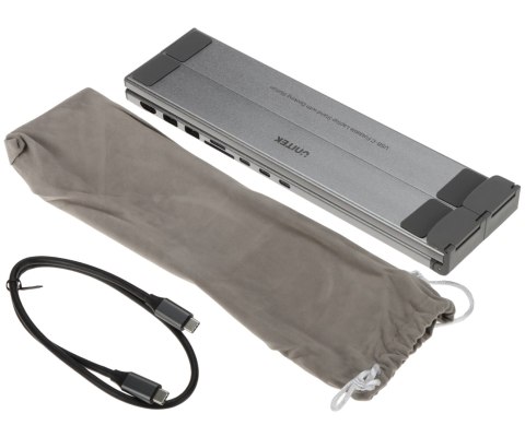 SKŁADANA PODSTAWKA POD LAPTOPA D1137AGY01 Z HUBEM I CZYTNIKIEM KART SD UNITEK