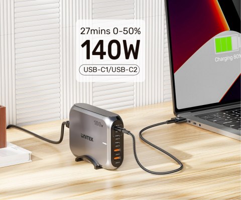 STACJA ŁADUJĄCA USB P1234AGY01-EU GaN UNITEK