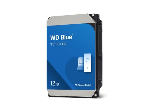 WD Blue - Dysk twardy - 12 TB - wewnętrzny - 3,5" - SATA 6Gb/s - 7200 obr/min - bufor: 512 MB