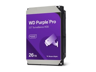 WD Purple Pro WD260PURP - Dysk twardy - 26 TB - nadzór, wideo inteligentne - wewnętrzny - 3,5" - SATA 6Gb/s - 7200 obr/min - buf