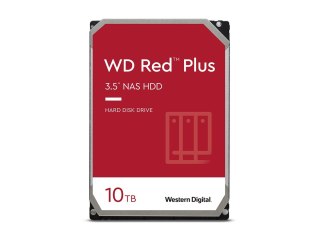 WD Red Plus WD100EFGX - Dysk twardy - 10 TB - wewnętrzny - 3,5" - SATA 6Gb/s - 7200 obr/min - bufor: 512 MB