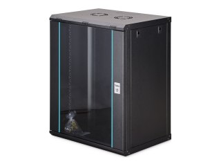 DIGITUS Dynamic-N series - Stojak szafa - 600 x 450 mm (SxG), do samodzielnego montażu - do montażu na ścianie - czarny, RAL 900