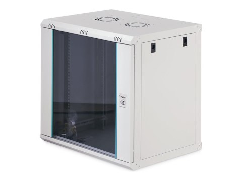 DIGITUS Dynamic-N series - Szafa - 600 x 450 mm (SxG), do samodzielnego montażu - do montażu na ścianie - RAL 7035, jasnoszary -