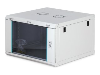 DIGITUS Dynamic-N series - Szafa - 600 x 600 mm (SxG), niezamontowany - do montażu na ścianie - RAL 7035, jasnoszary - 7U - 19"