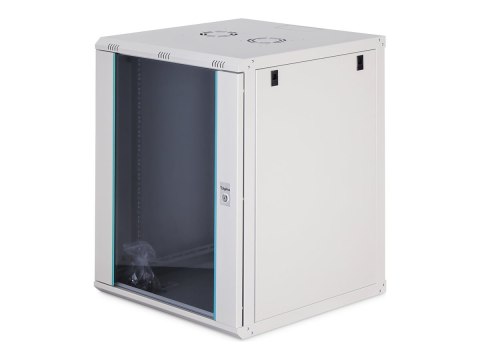DIGITUS Dynamic-N series - Szafa - 600 x 600 mm (SxG), niezamontowany - do montażu na ścianie - RAL 7035, szary - 16U - 19"