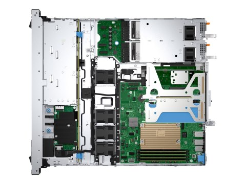 Dell PowerEdge R360 - Serwer - montowany w stojaku 1U - pojedynczy - 1 x Xeon 6369P / do 5.7 GHz - RAM 64 GB - SSD 480 GB - G200
