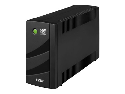 EVER DUO 850 PL AVR - UPS - AC 230 V - 550 wat - 850 VA - 2 x bateria - 5 Ah - USB - złącza wyjściowe: 3