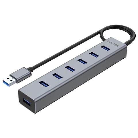 HUB USB 3.0 Y-3090-EU + ZASILACZ, 40 cm UNITEK