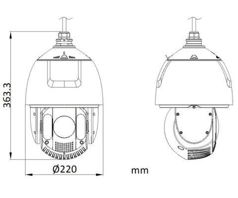 KAMERA IP SZYBKOOBROTOWA DS-2DE7A432IWG1-E AcuSense 4 Mpx 5.5 ... 176 mm Hikvision