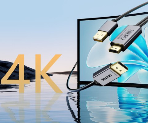 KONWERTER HDMI / DISPLAYPORT V1714AGY01 1.8 m, 4K UHD UNITEK