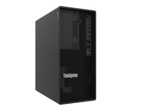 Lenovo ThinkSystem ST45 V3 7DH5 - Serwer - wieża pojedynczy - 1 x EPYC 4124P / do 5.1 GHz - RAM 16 GB - bez wymiany podczas prac