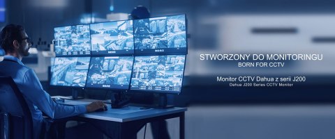 MONITOR CCTV HDMI, VGA, AUDIO LM22-J200 21.5 " - Full HD 100 Hz DAHUA