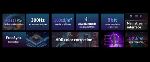 MONITOR GAMINGOWY LM27-E240A 27 " - Full HD 300 Hz DAHUA
