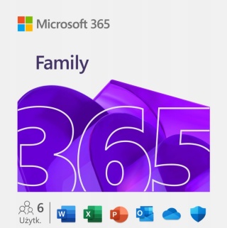Microsoft 365 Family + Copilot PL ESD - licencja na rok