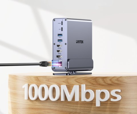 STACJA DOKUJĄCA D1135AGY01 DisplayLink 4K UHD UNITEK