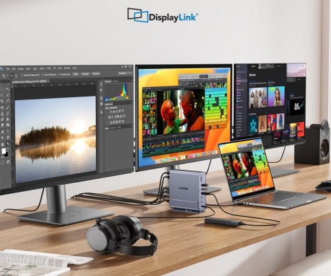 STACJA DOKUJĄCA D1135AGY01 DisplayLink 4K UHD UNITEK