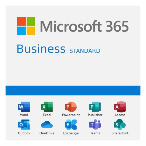 Microsoft 365 Business Standard + Copilot – środowisko testowe AI (3 miesiące) + usługa wdrożenia i konfiguracji